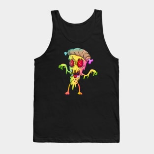 Cute Pizza Zombie Tank Top